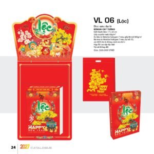 Lịch Bloc Siêu Đại 2027 VL Mẫu VL06 (17 x 24cm) Quà Tết Công Đoàn Đầy Đủ Hóa Đơn VAT in logo doanh nghiệp quà tặng Tết tại Quà Tặng Công Đoàn