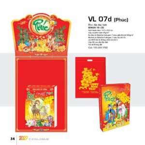 Lịch Bloc Đại Đặc Biệt 2027 VL Mẫu VL07D (29 x 41 cm) Quà Tết Công Đoàn Đầy Đủ Hóa Đơn VAT in logo doanh nghiệp quà tặng Tết tại Quà Tặng Công Đoàn