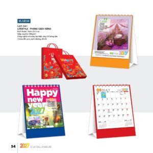 Lịch Để Bàn 2027 VL Mẫu VLLB04 (16 x 24 cm) Quà Tết Công Đoàn Đầy Đủ Hóa Đơn VAT in logo doanh nghiệp quà tặng Tết tại Quà Tặng Công Đoàn